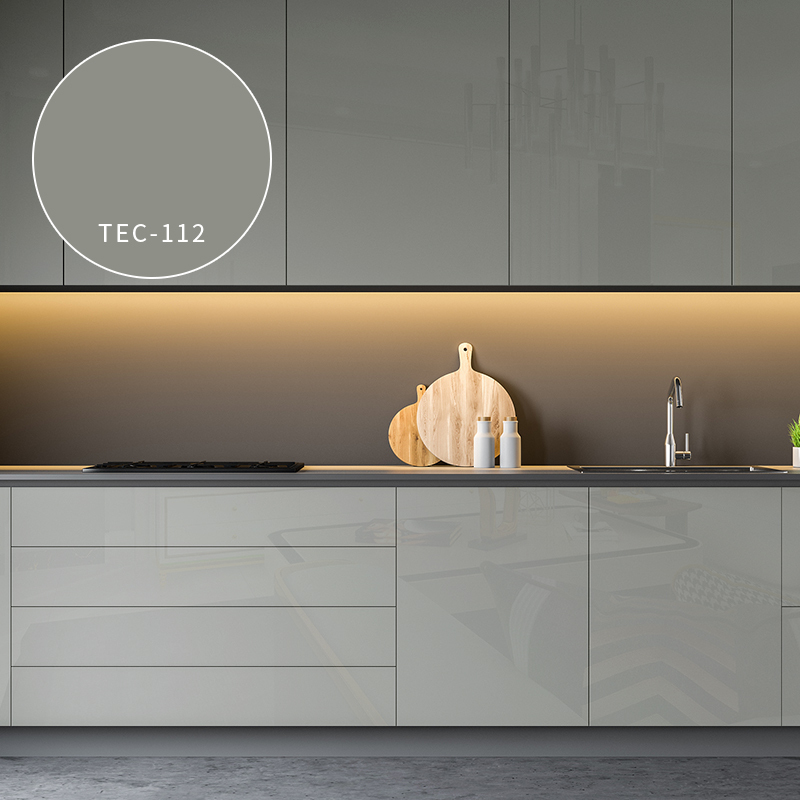 0.8MM High Gloss Grey Color Decorative Plastic Pet Sheet