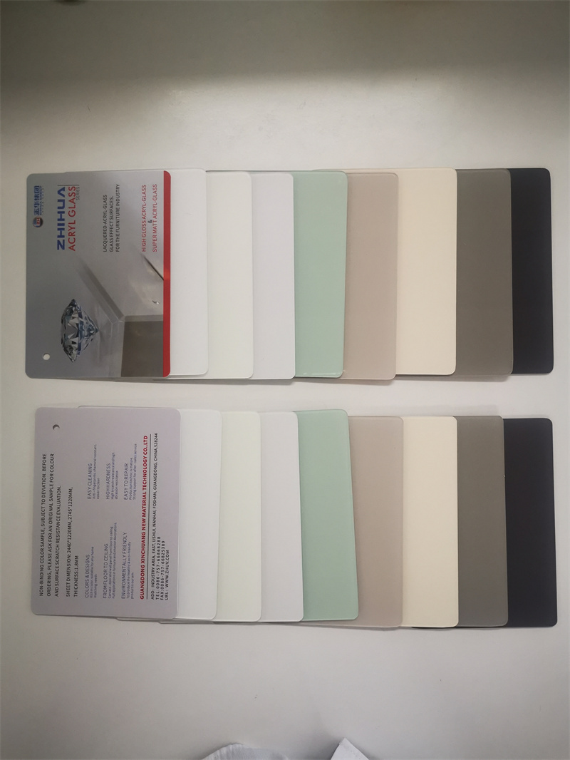 Transparent Color High Gloss 2H Manhand Laminat Clear Acrylic Sheet