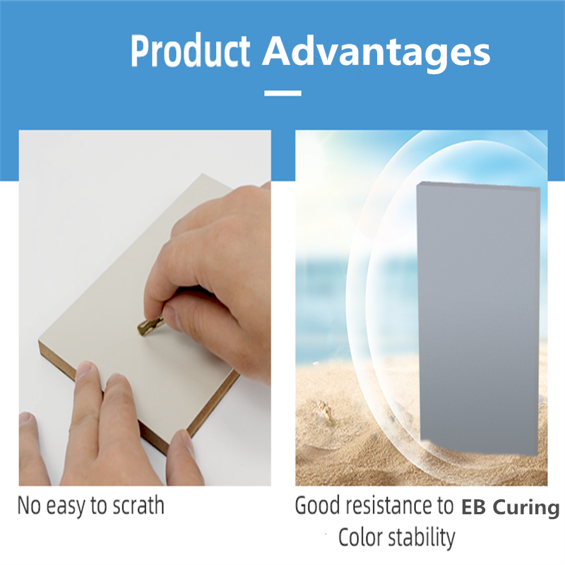 4*9FT High Gloss Anti Scratch Furniture EB Board