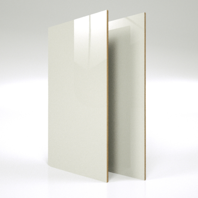 Tablero de partículas petg de color puro antihuellas para muebles
