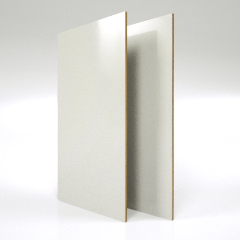 Tablero de partículas petg de color puro antihuellas para muebles