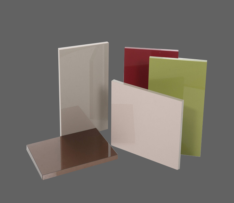 Tablero de partículas petg de color puro antihuellas para muebles