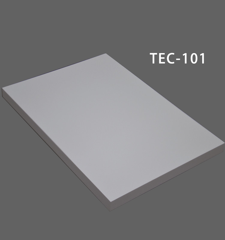 Tablero de partículas petg de color puro antihuellas para muebles