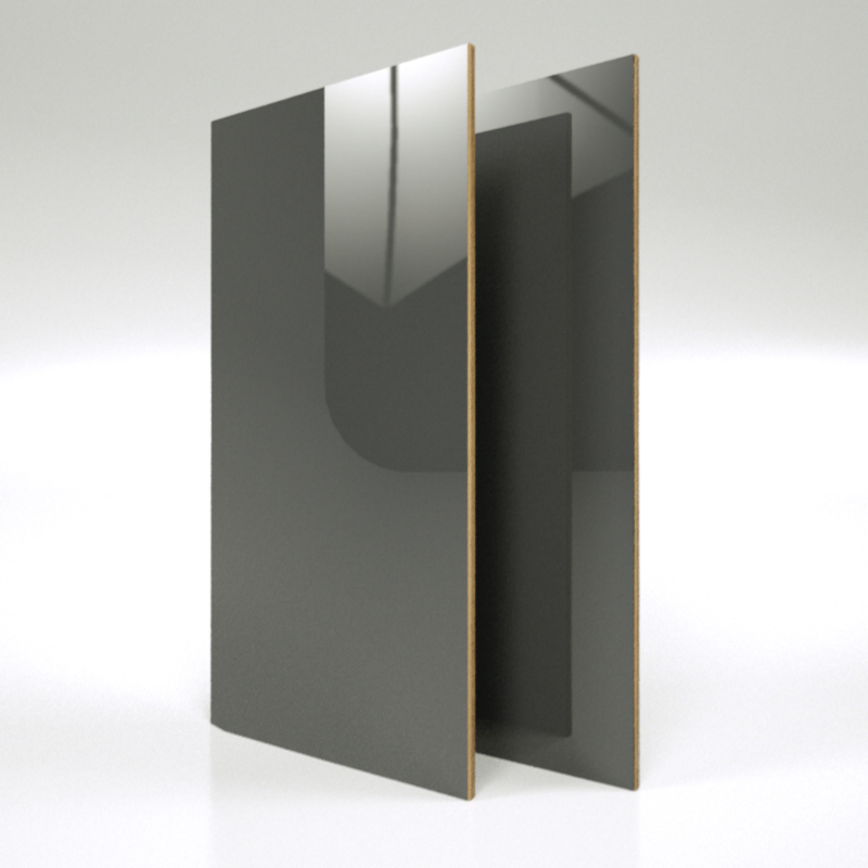Indoor Usage high gloss anti scratch petg MDF board for door