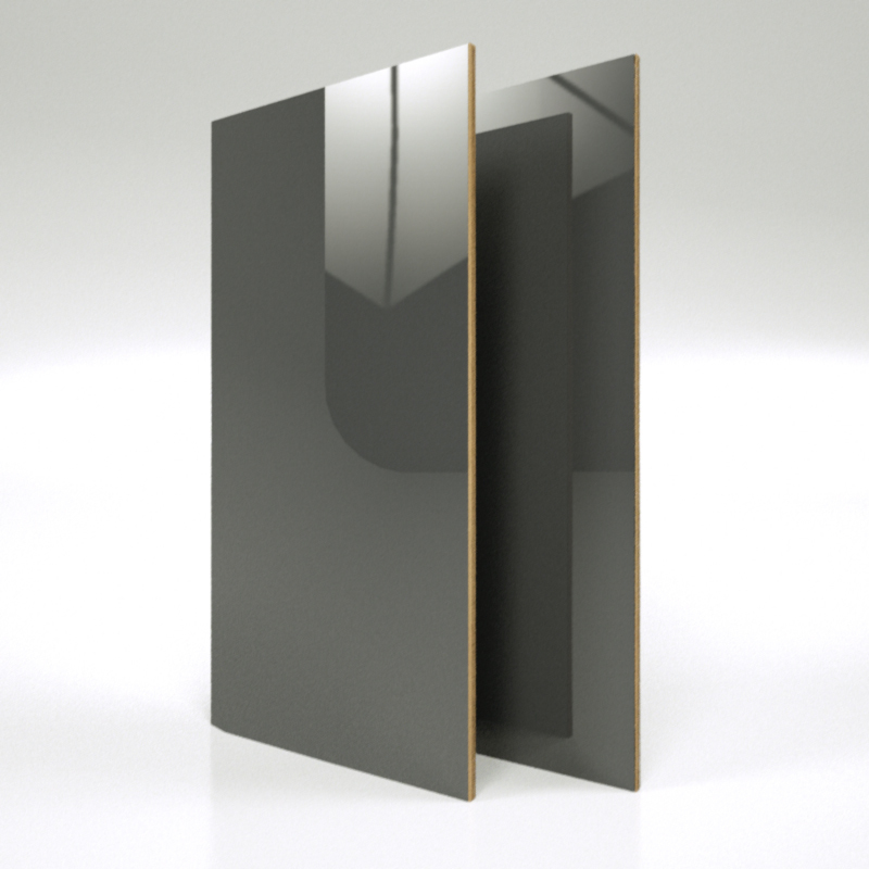 Indoor Usage high gloss anti scratch petg MDF board for door