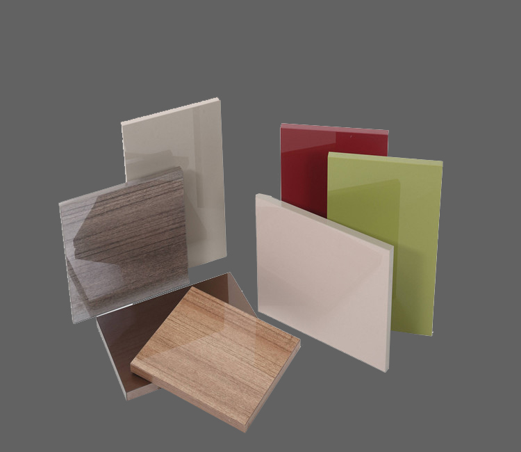 Indoor Usage high gloss anti scratch petg MDF board for door