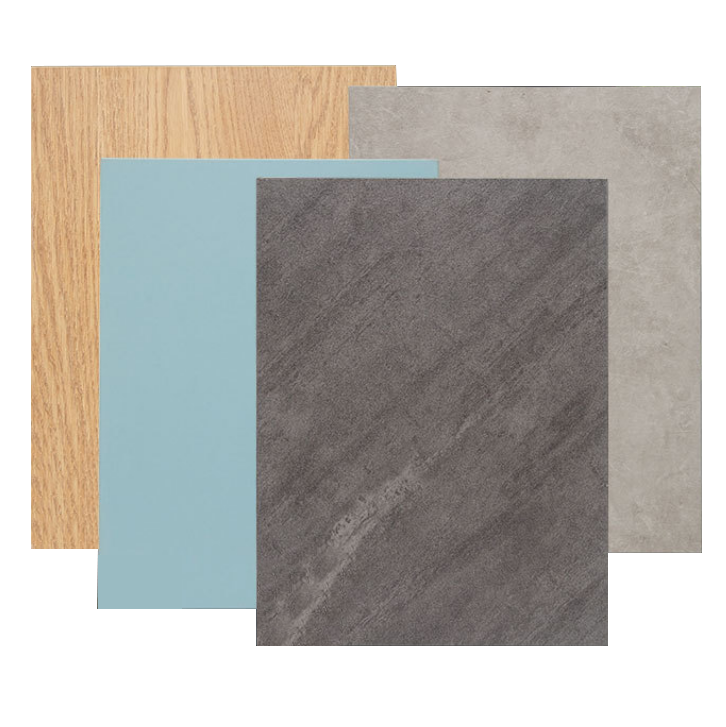 4 * 8 FT Holzmaserung Design MDF-Platte mit Hochglanz-UV-Beschichtung