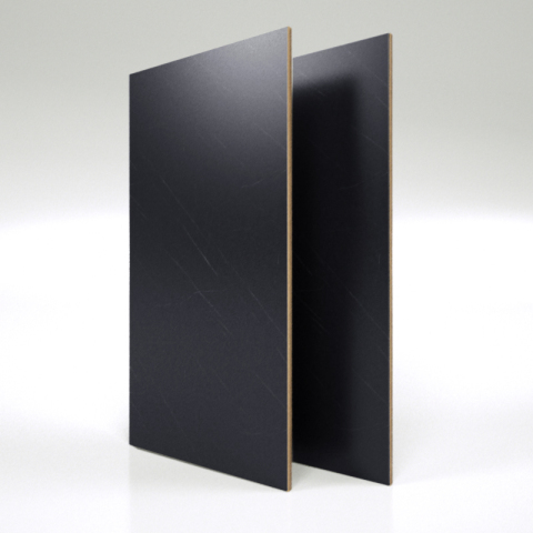 Gabinete de cocina de diseño de mármol súper mate de 18 mm Tablero de MDF UV
