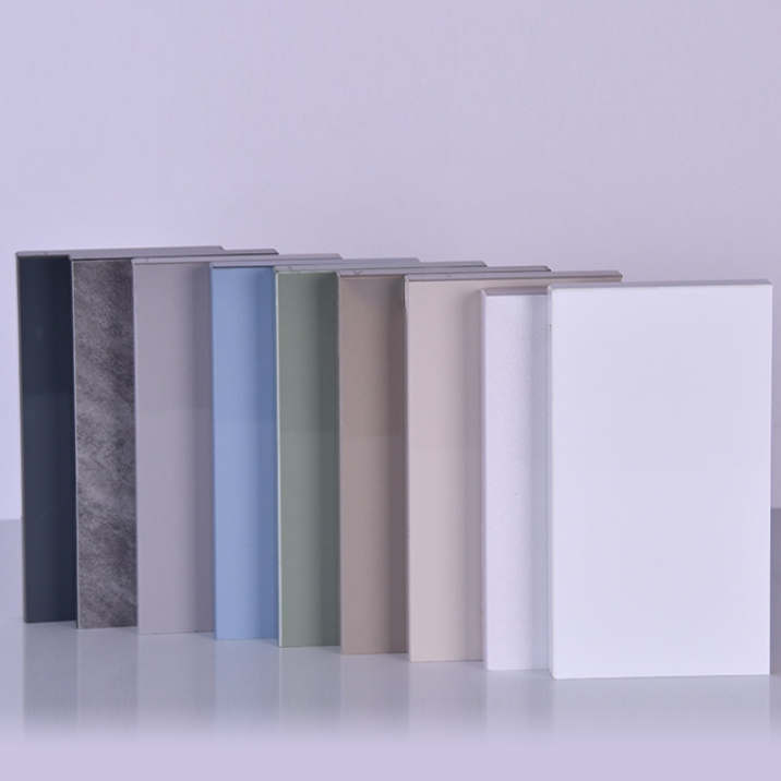 18mm super matte marble design kitchen cabinet UV MDF board