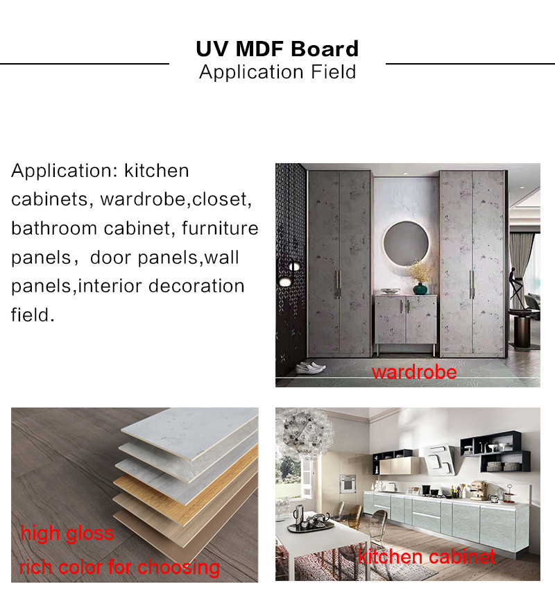 18 / 25mm thickness UV melamine board for furniture