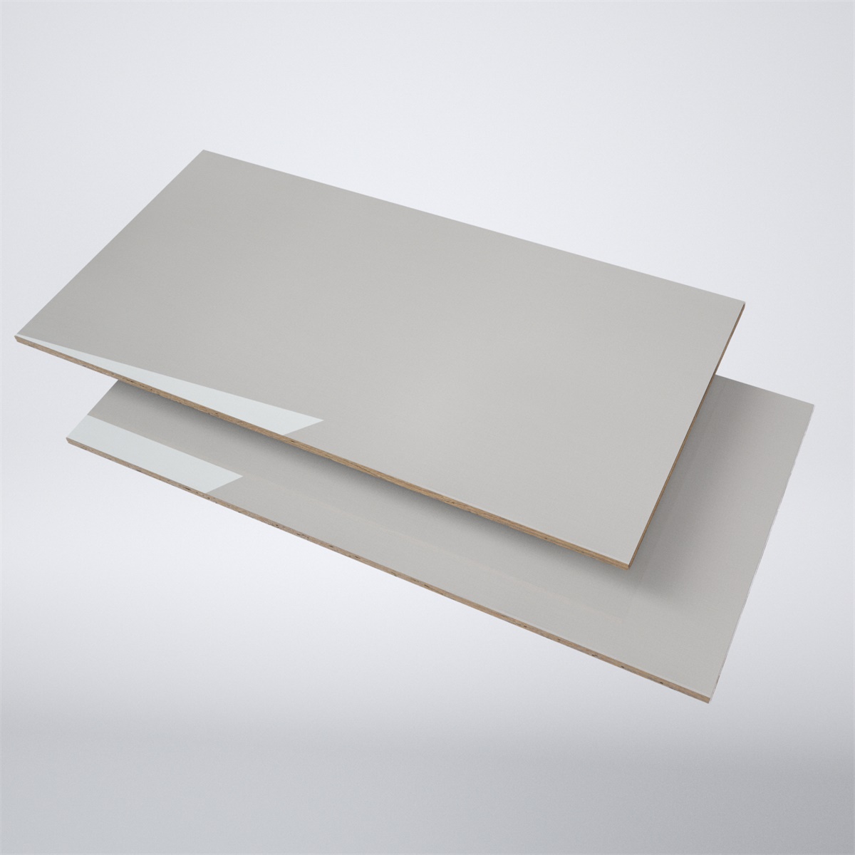 Spiegelglänzendes Marmordesign, 18 mm UV-MDF für Möbel