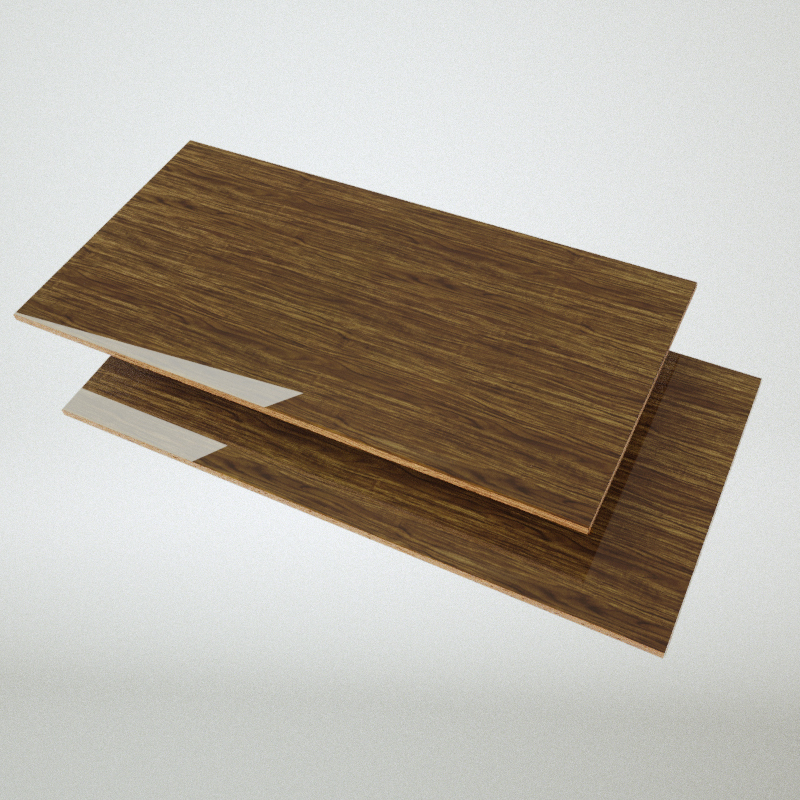 Laminat-Wissenschaft und Technologie-Holzhaut-MDF-Platte