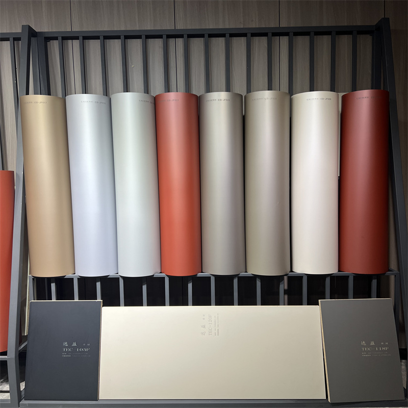 Eco-friendly Anti yellowing Heat Repair Scratch super matte metallic EB petg film