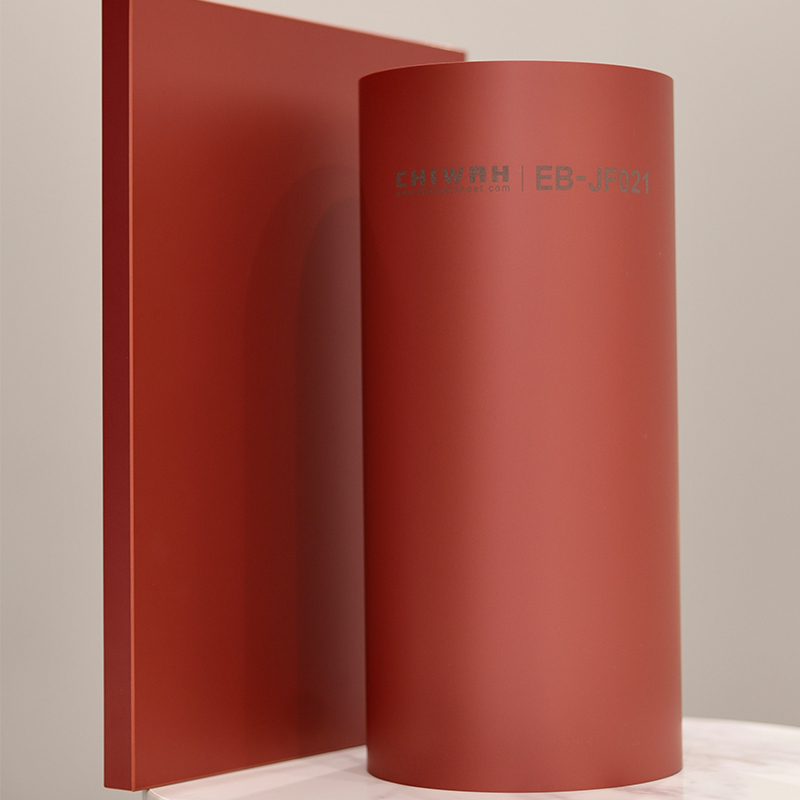 High Gloss Flexible Stable Color Acid and alkali resistant, oil resistant, EB curing PETG film roll