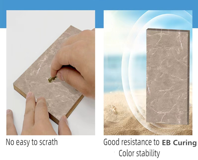 white particle board