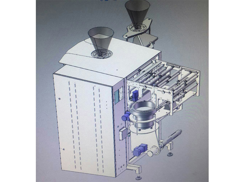 roasted Coffee Packaging Machine with air degassing valve applicator