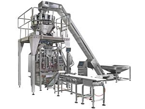 vertical fresh Vegetable Packing Machine with multi heads weigher