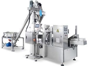 Rotary Premade pouch packing machine with Auger filler for powder