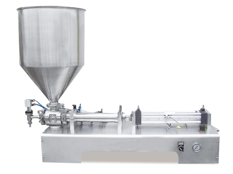 Oil Cream Hot Sauce Packaging Machine With Piston Pump