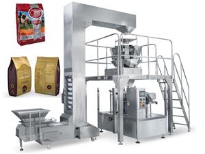 Rotary Pre made Pouch Pet Food Dog Food Packaging Machine