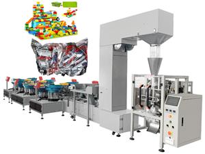 Fiber counting plastic toys Building Blocks Packing Machine