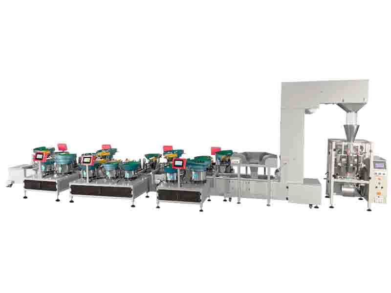 Fiber counting plastic toys Building Blocks Packing Machine