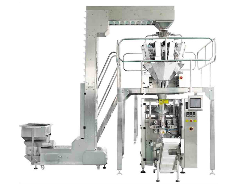 Máquina de embalagem multifuncional totalmente automática de grânulos de biscoito de batata frita de alta qualidade