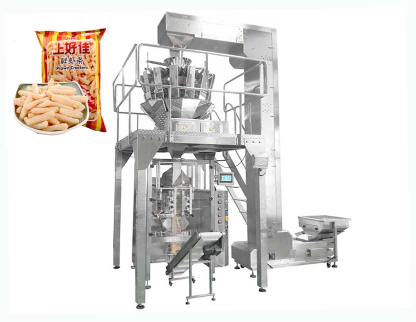 Multi-function Automatic Shrimp Strip Nuts Potato Chips Cereal Popcorn Snack Packing Machine