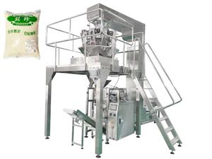 Automatische vertikale Füllmaschine Knoblauchpulver Milchmehl Zuckerreis Wiegeverpackungsmaschine