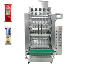 High Speed Multilane Automatic 10 lanes liquid sauce stick packing machine