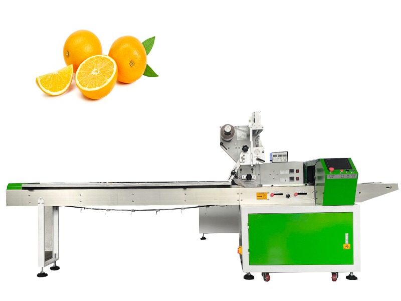 Full Automatic Fresh Fruit Single Orange Apple Lemon Horizontal Pillow Packaging Machine