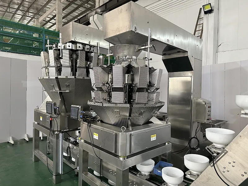 Automatic rotary pre made pouch doy pack machine for multiple products mixed