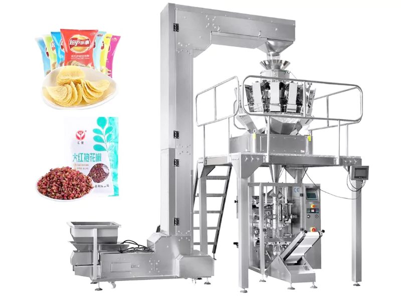 Bohnen Nüsse Chips Trockenfrüchte Verpackungsmaschine