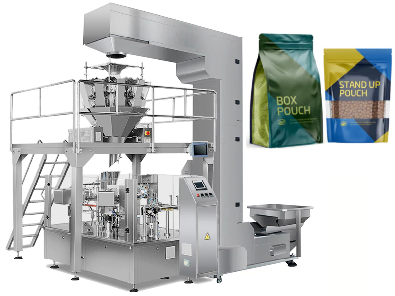 automatic doypack premade dog food packaging machines pet food pouch packing machine equipment