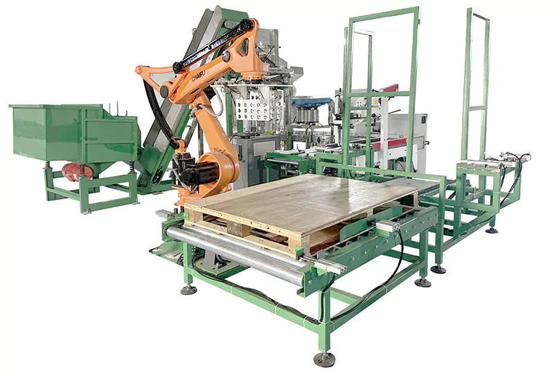 Automatic 10kg 20kg nails carton box packaging machine