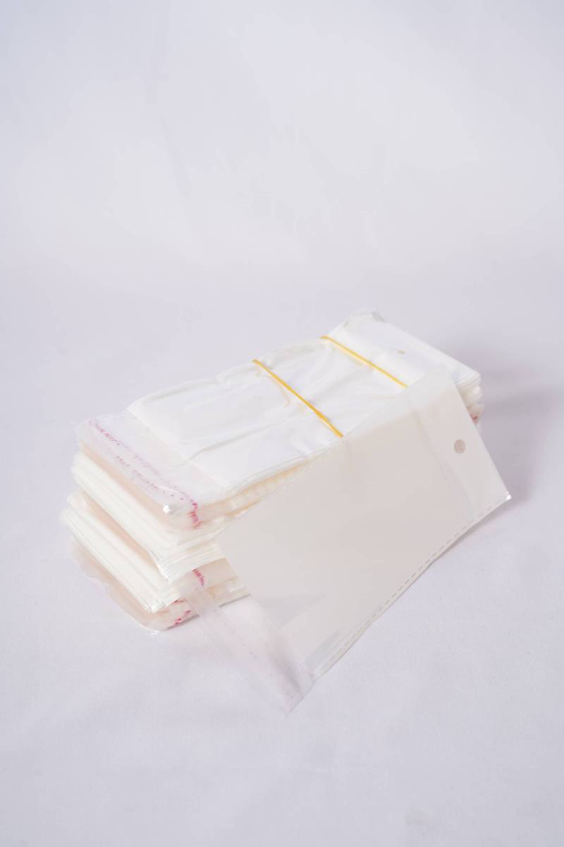 BOPP Card Head Round Hole Aircraft Hole Packaging Bags