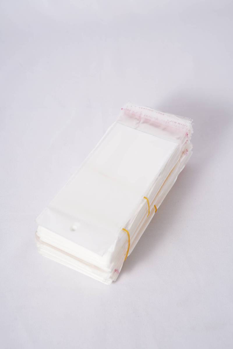 BOPP Card Head Round Hole Aircraft Hole Packaging Bags