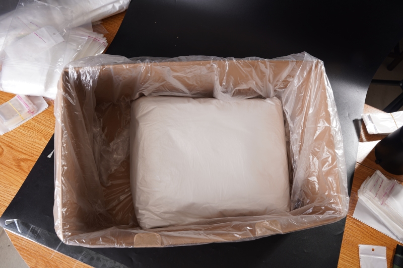 HDPE Three-dimensional Square Bottom PO Packaging Bags