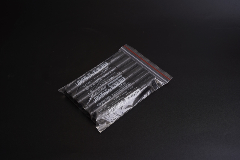 T Shirt Frosted Transparent Zipper Lock Packaging Bags