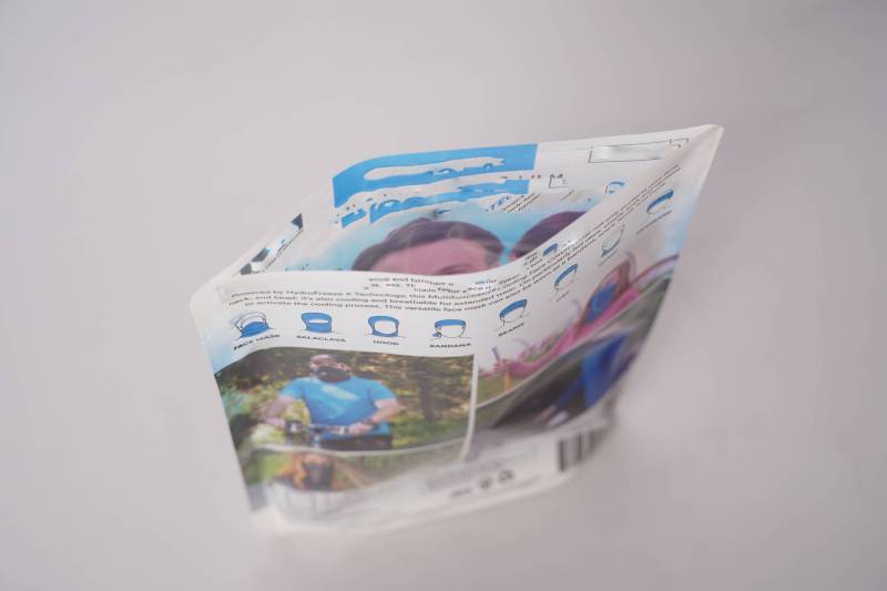 複合部分折り自立包装袋