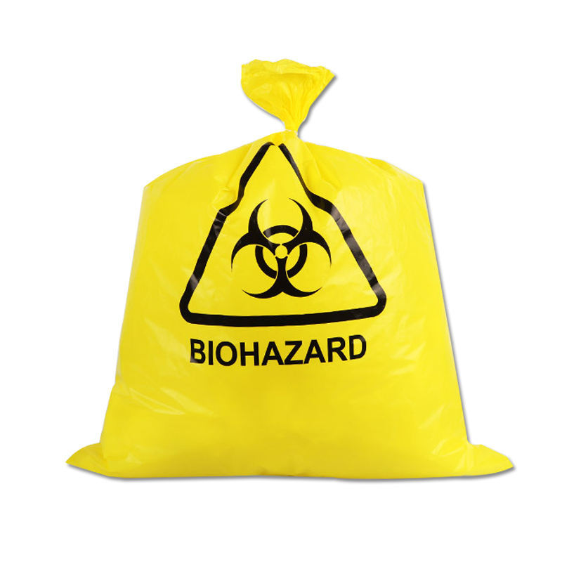 HDPE medical yellow red biohazardous Waste Bag For Doctors