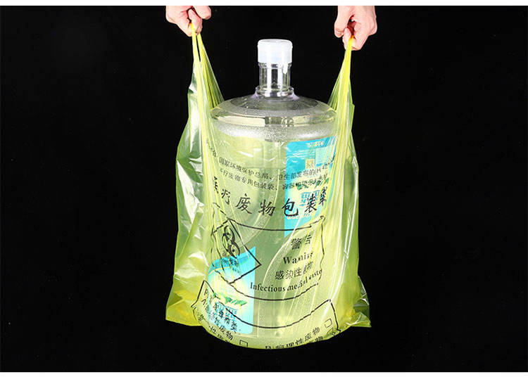 Medical Heavy Duty PE Flat Plastic Trash Bag Large Garbage Bag For All Size