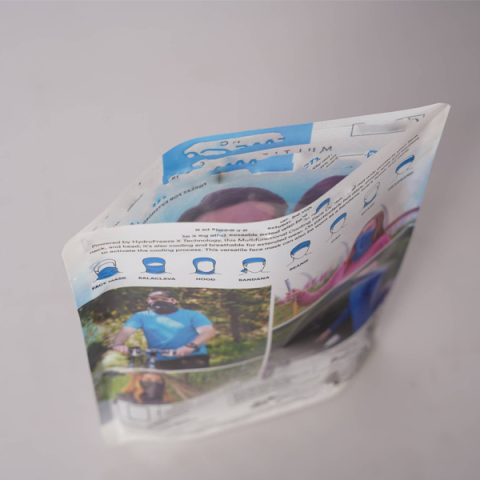 Composite Partially Folded Self-standing Packaging Bags