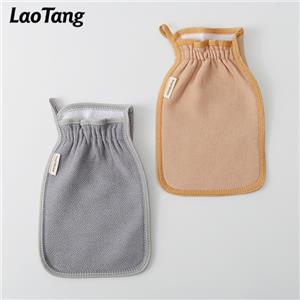 रफ नेचुरल विस्कोस बाथिंग एक्सफ़ोलीएटिंग मिट