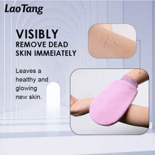 Guanto esfoliante per la rimozione dell'abbronzatura sostenibile