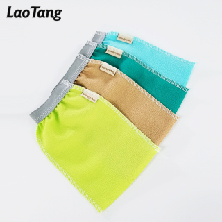 Gove esfolianti monouso per la pelle morta verde