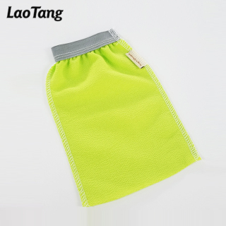 Gove esfolianti monouso per la pelle morta verde