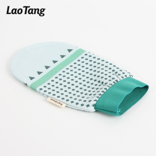 비스코스 섬유 죽은 피부 제거 목욕 스크럽 장갑