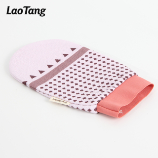 비스코스 섬유 죽은 피부 제거 목욕 스크럽 장갑