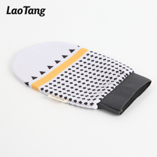 비스코스 섬유 죽은 피부 제거 목욕 스크럽 장갑